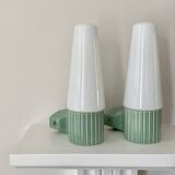 Sigvard Bernadotte ceramic base wall lights