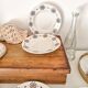 Set of 5 deep plates Moulin des Loups
