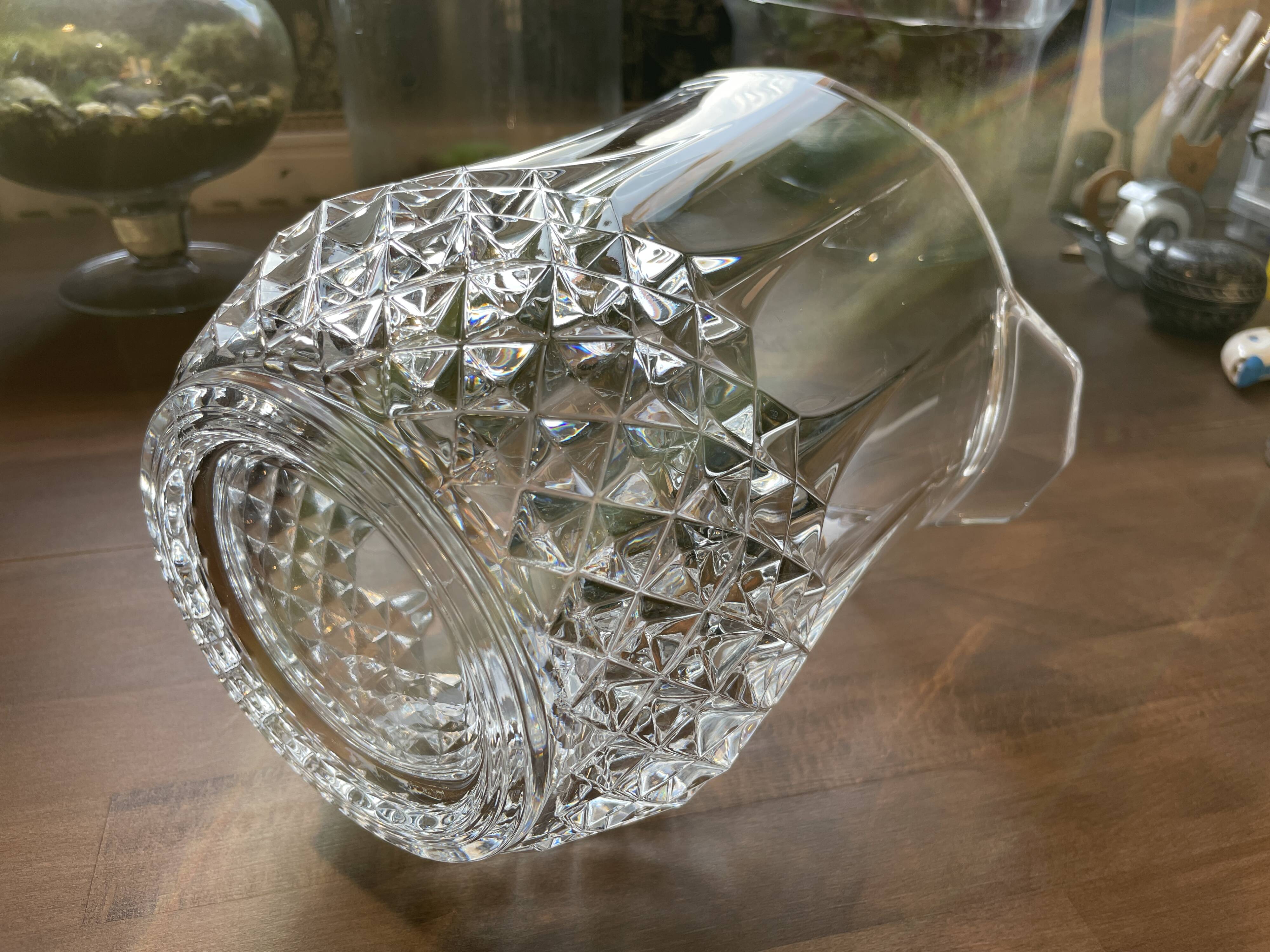 Champagne or ice bucket, Cristal d’Arques, "Longchamp" Collection