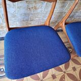 Set of Schionning and Elgaard teak dining chairs, Denmark 1960s