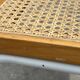 Chaise Cesca modèle b32 en blanc et bois par Marcel Breuer