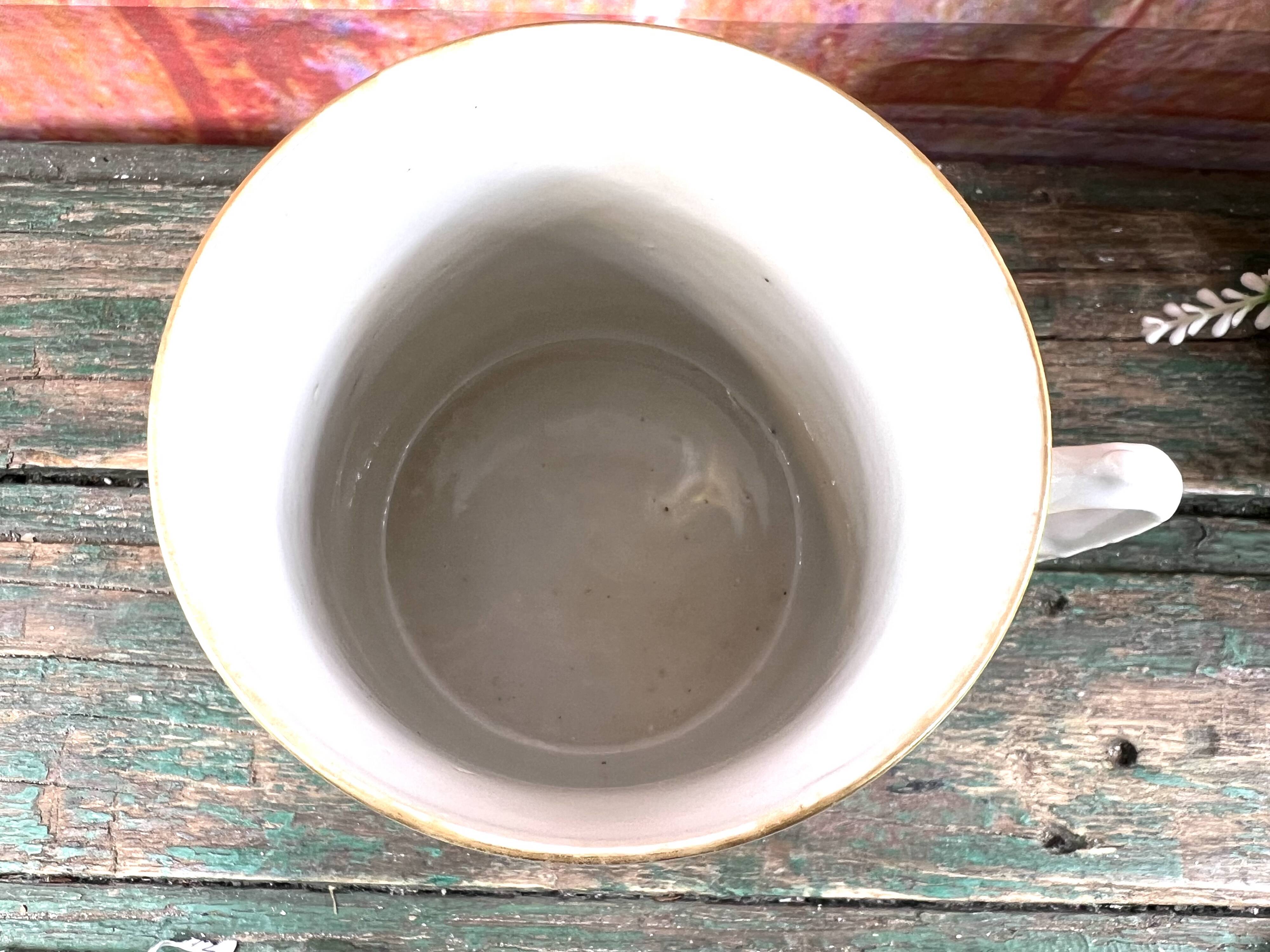 Japanese ceramic tea mug with lid