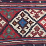 Vintage Turkish Kilim Rug 210x160cm shabby chic wool, country home, boho