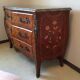 Commode tombeau marqueterie style louis xv