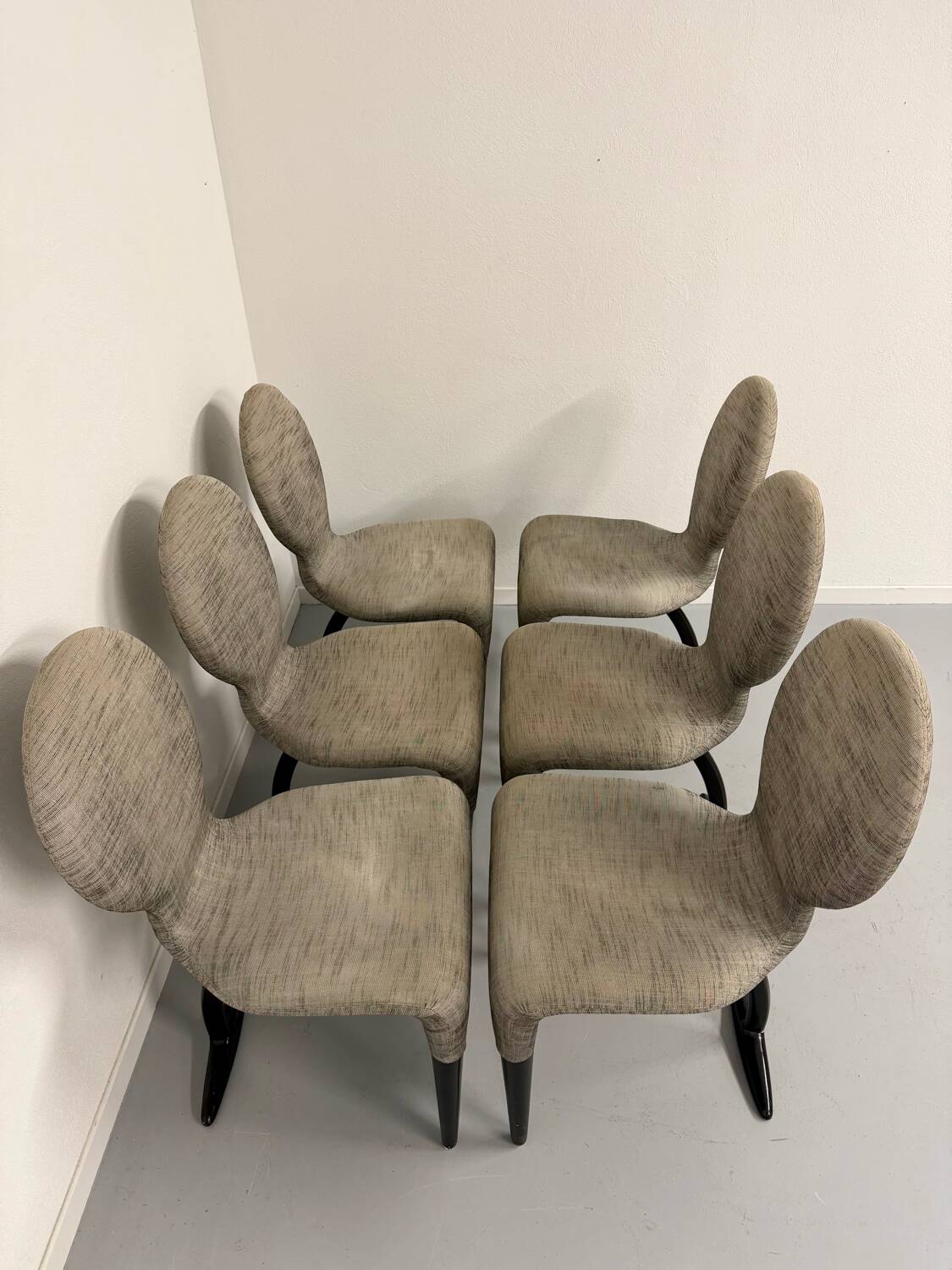 Lot de 6 chaises modèle Fido design Antonio Citterio pour Moroso an 90