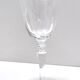 Postmodern Set of 8 Baccarat Crystal Champagne Coupes, France