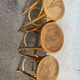 Set of mismatched bar stools