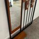 Scandinavian wall-mounted locker from the 60s in teak