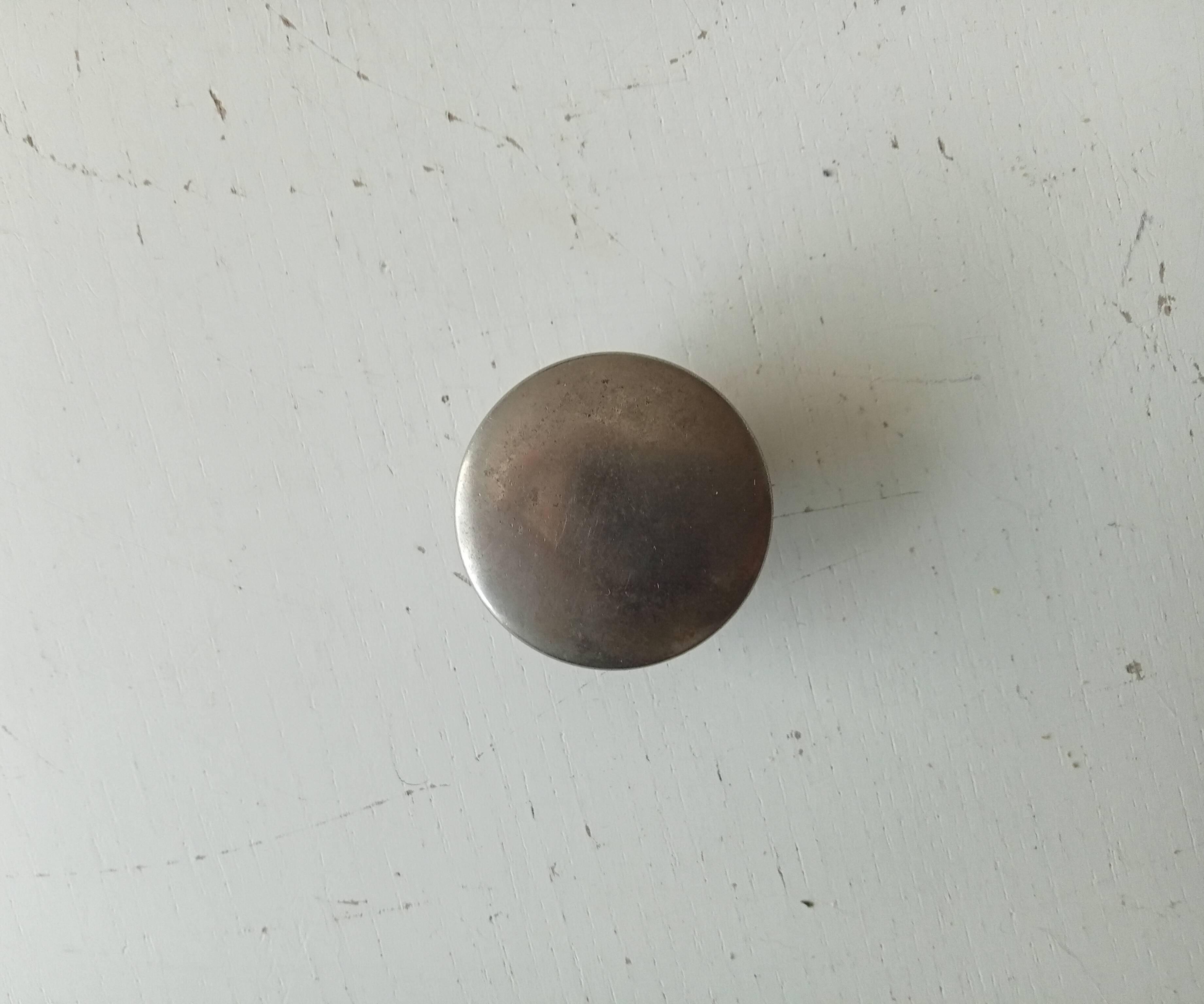 Vintage solid aluminium furniture handle