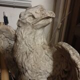 Imperial eagle in fiber cement XXth