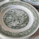 Pastoral decor earthenware dinner plates