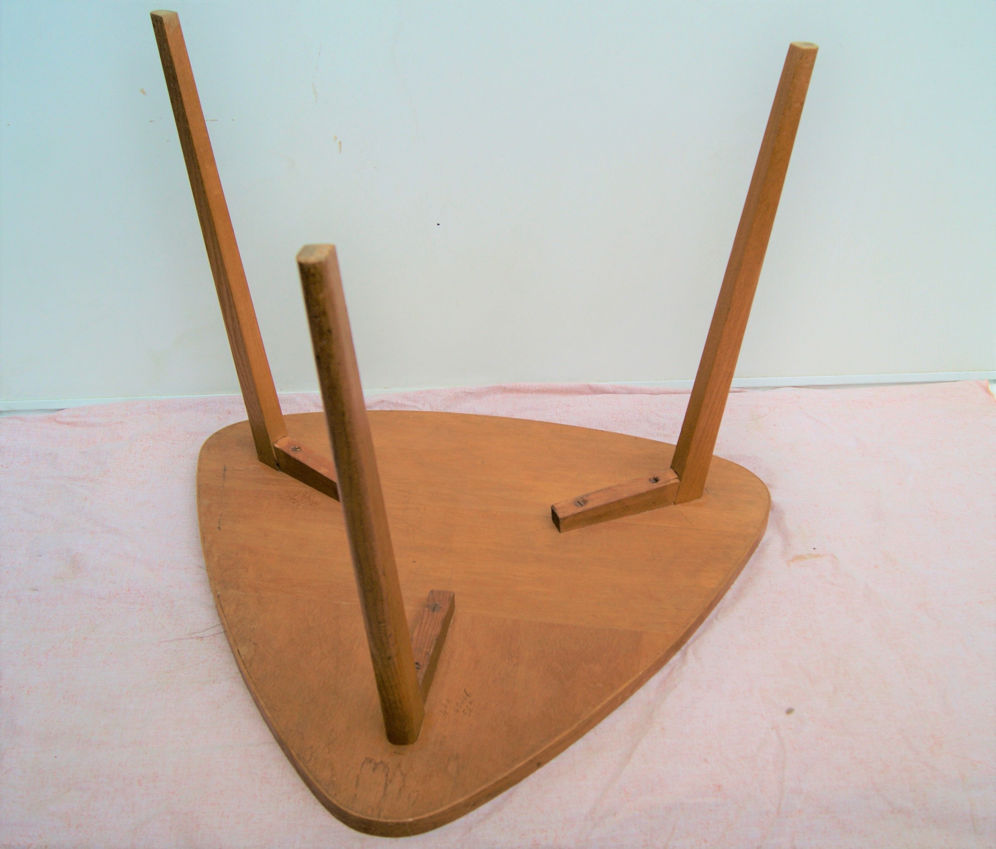 Tripod coffee table 1960