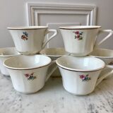 Set of 7 vintage coffee cups 50s