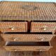 Commode en rotin vintage 1970