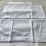 Monogram pillowcase HM original crocheted edge