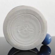 Tasse /  bolle vintage en grès émaillé, signé