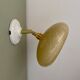 Vintage lampshade in Clichy glass pale yellow