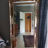 Large mirror has parcloses sheaf of wheat  96x186cm