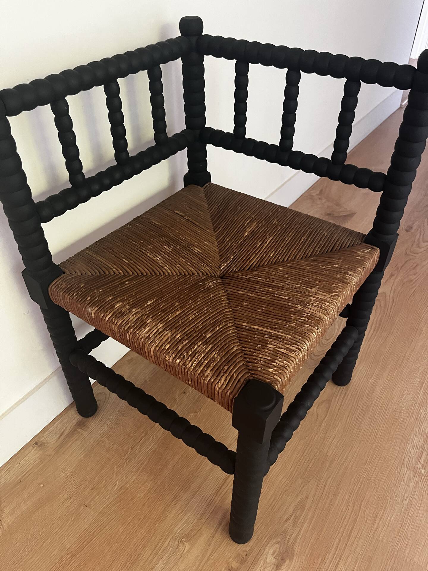 Armchair by the fireplace