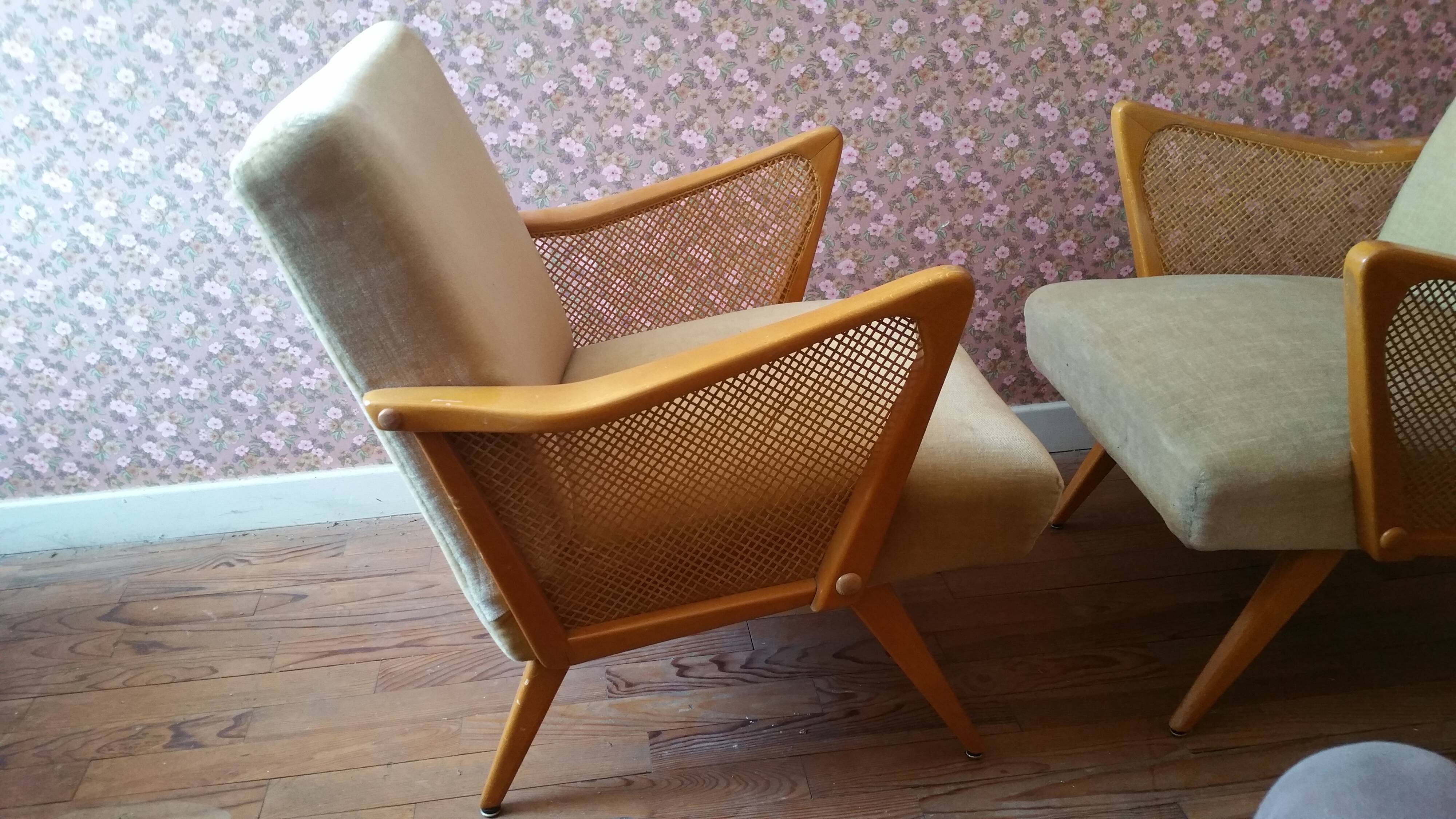 Scandinavian Danish cocktail chair 50 60s