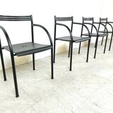 Spanish Francesca Armchairs by Philippe Starck for Baleri Italia, 1982, Set of 4
