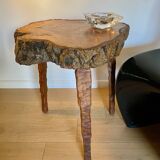 Wooden side table