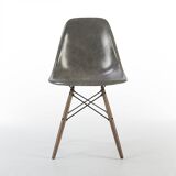 Elephant Grey Herman Miller Original Eames DSW Dining Shell Chair