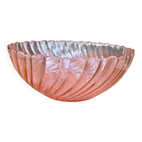 Saladier Rosaline en verre rose