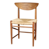 Succession LACOSTE : chaise scandinave par Peter Hvidt (1950s)