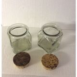Pots en verre épais
