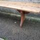 Wooden farm bench "perch"