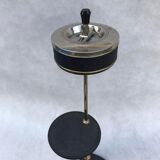 Brass ashtray on the leg from the 70's