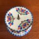 Poljak candle holder from the 1950s-60s in enamelled sheet metal.