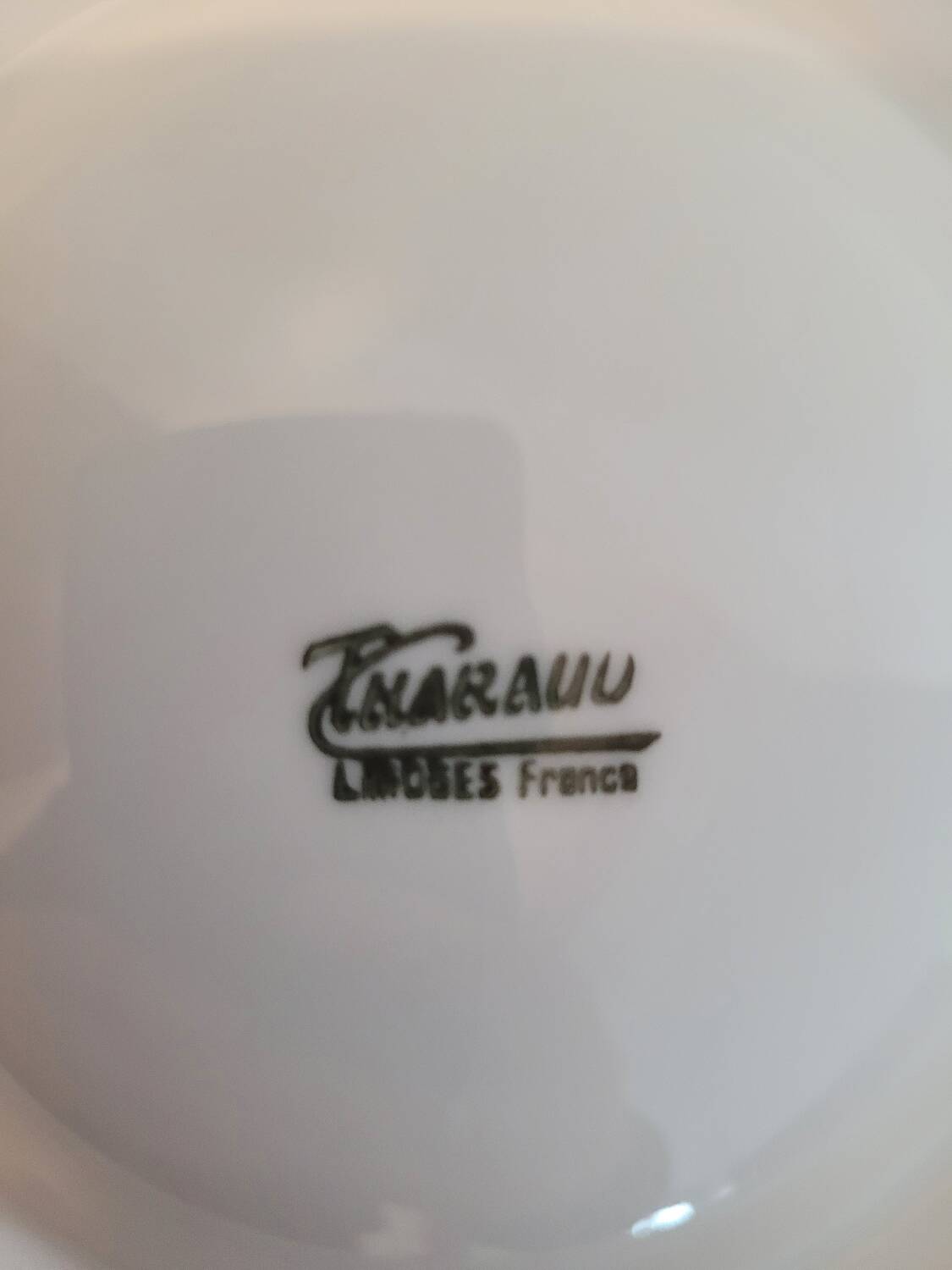 6 Limoges oyster plates