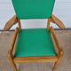2 old scandinavian-style armchairs with 2 positions 50s