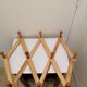 Portemanteau en bois accordeon  vintage