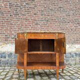 Console, Serving In Marquetry Louis XVI Style XIX Eme Century