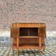 Console, Serving In Marquetry Louis XVI Style XIX Eme Century