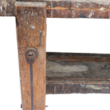 Wooden workbench xxl industrial character welder weathered 251cm