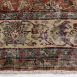 Vintage Anatolian Floral Carpet