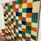 Handcrafted moroccan berber rug 213 x 160 cm