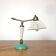 Lampe en laiton et métal laqué des années 50.
