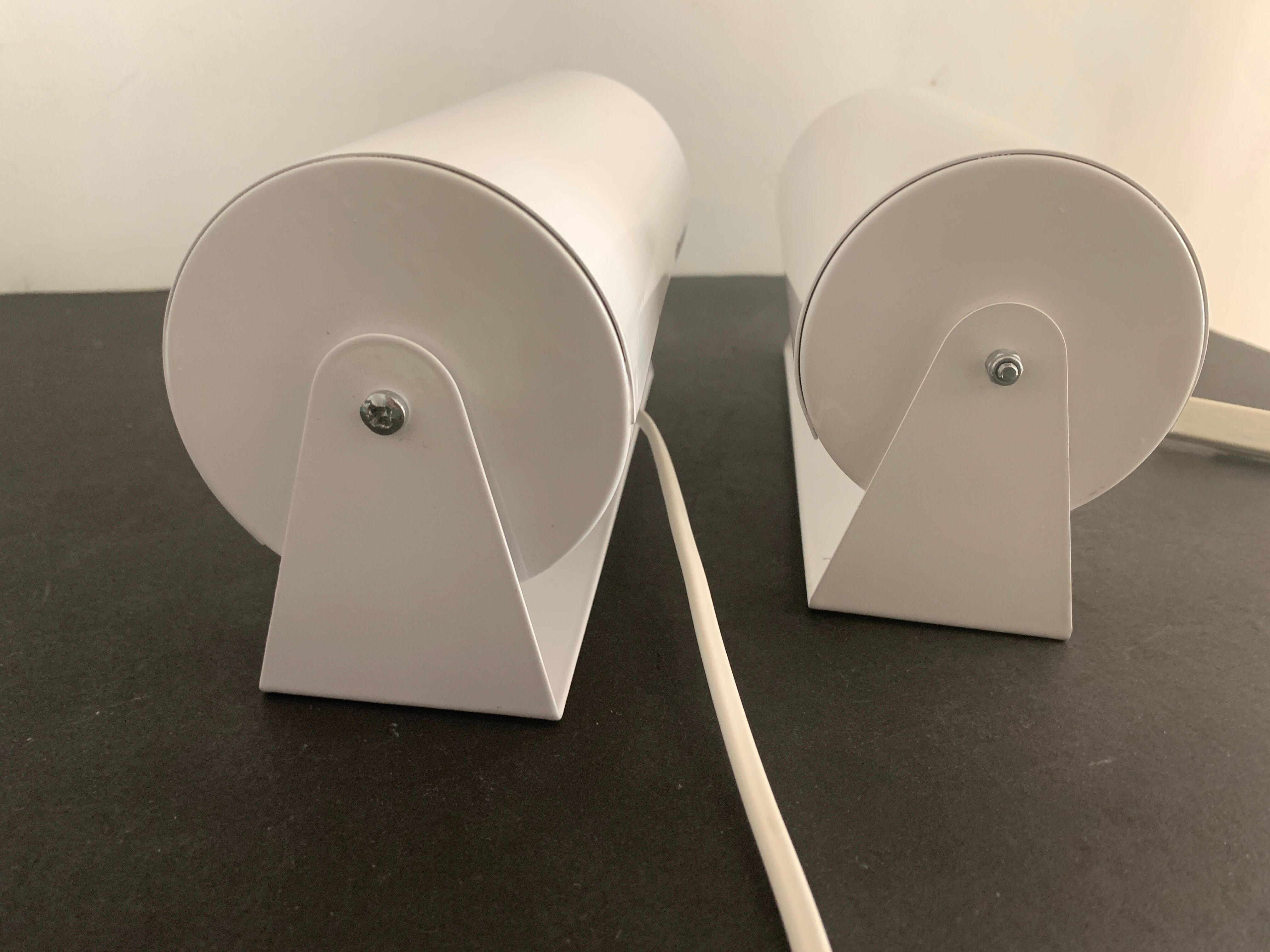 Paire d'appliques rouleaux réglables Ikea, 1980