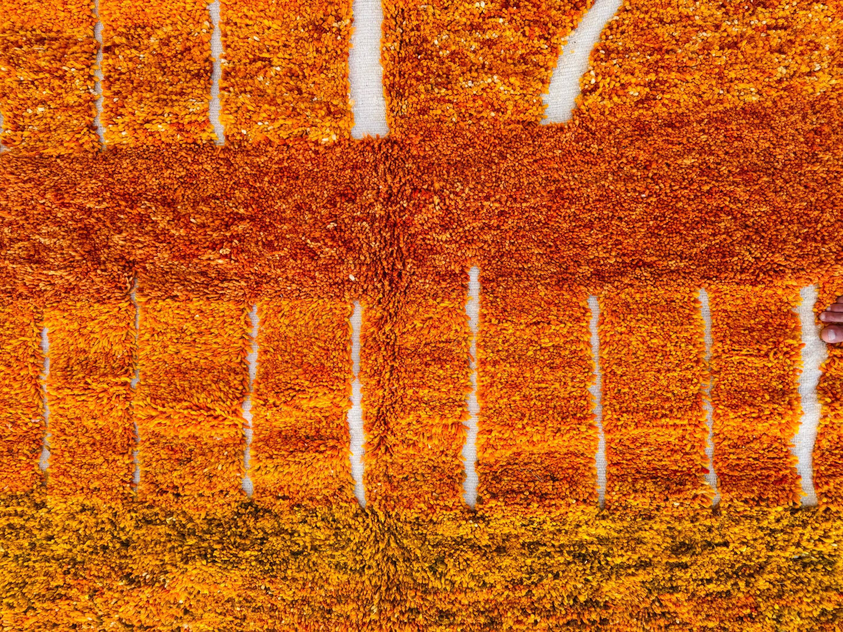 Handmade traditional carpet 250cm x 150cm Moroccan