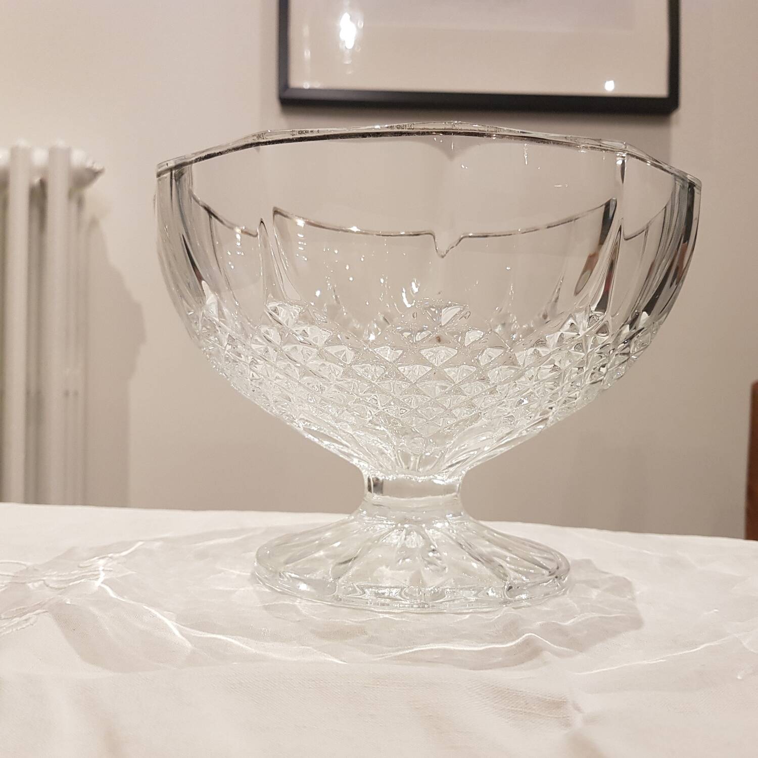 Large crystal bowl