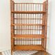 70's foldable bamboo shelf