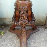 Lampadaire style Louis XVI en noyer