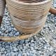 Rattan and bamboo plant holder from the 50s