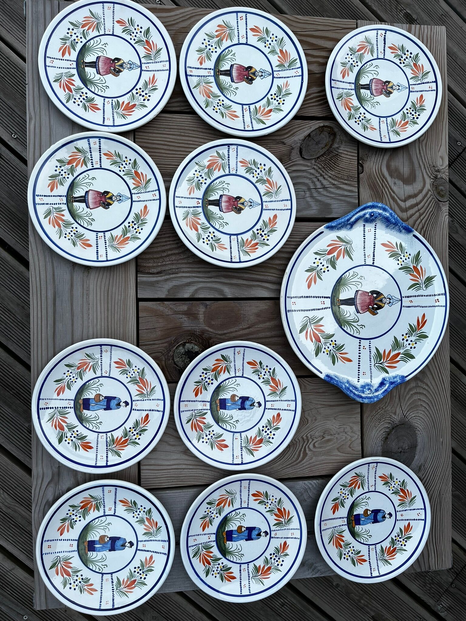 Service à dessert de Vendée "Les Sables d'Olonne"