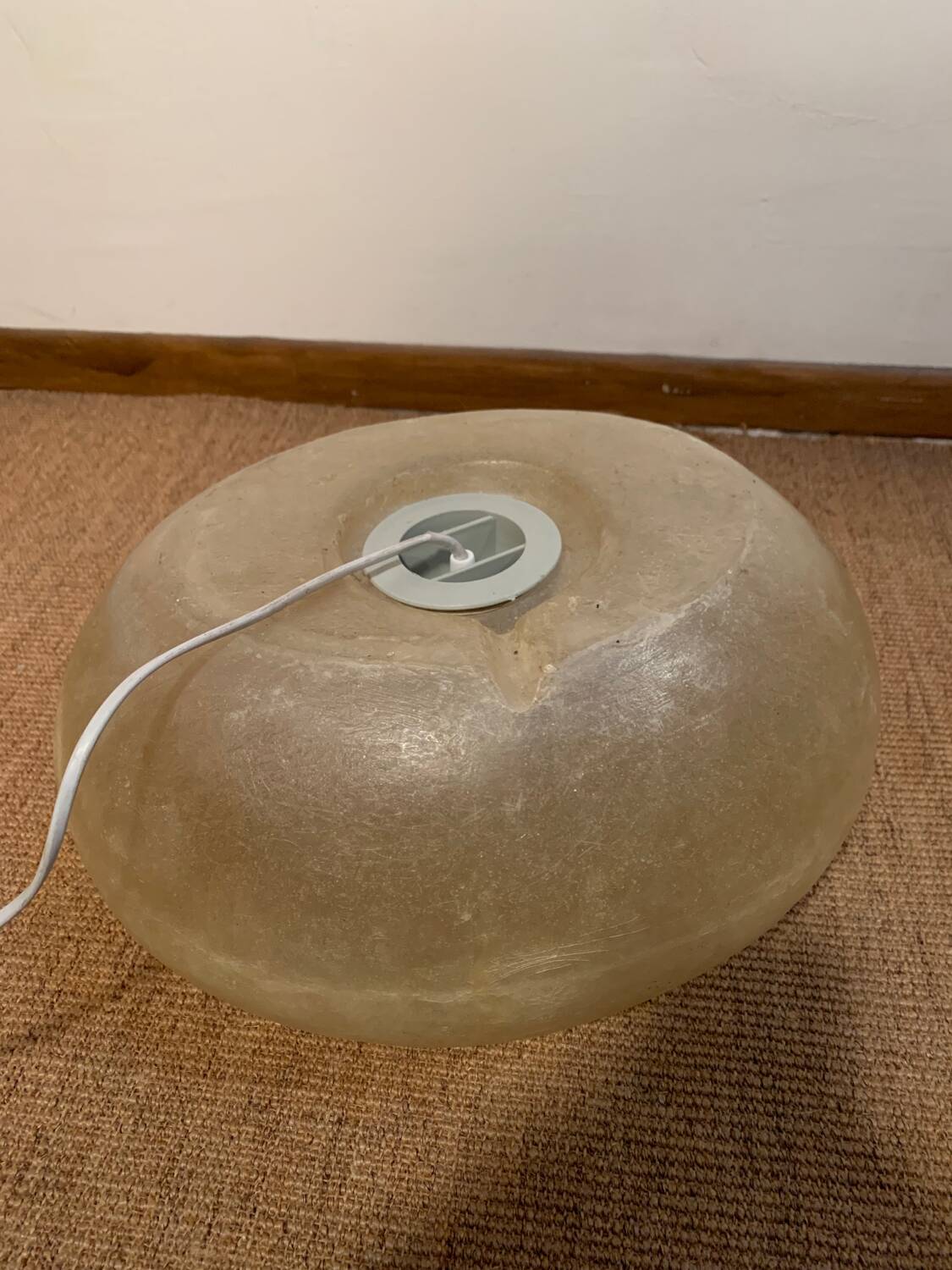 Vintage pebble lamp
